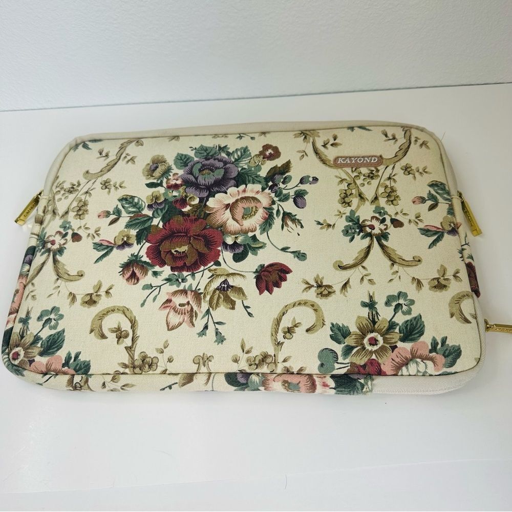 Kayond Floral Padded Laptop iPad‎ Tablet Sleeve Case  14x10x1